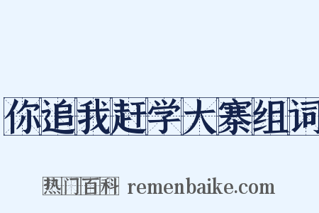 你追我赶学大寨组词是什么意思的图片